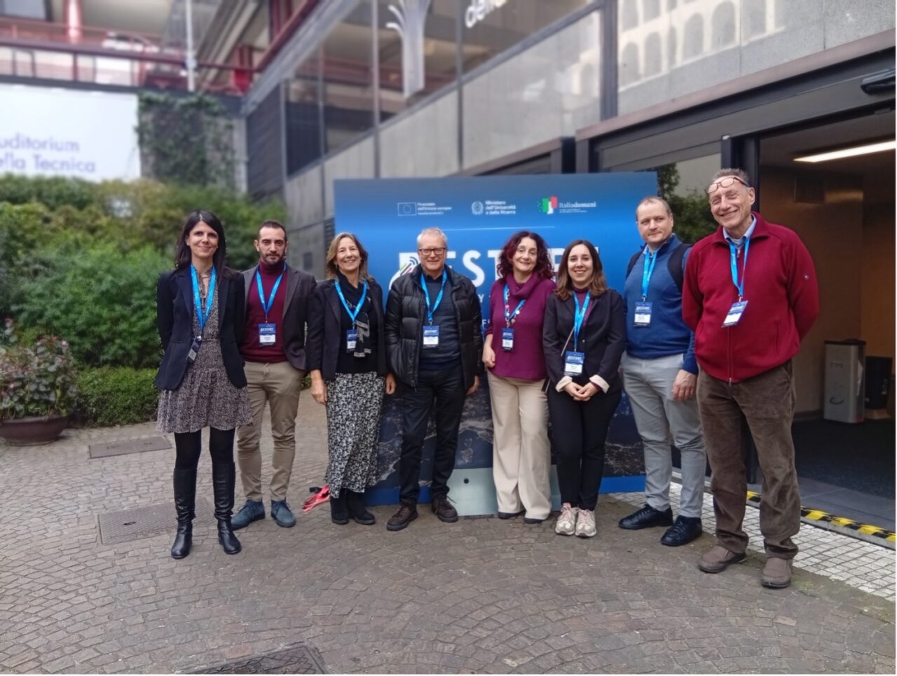 Ricercatori FUB alla Plenaria RESTART: Valeria Petrini, Andrea Garzia, Marina Settembre, Gianni Amati, Simona Valbonesi, Manuel Faccioli, Franco Matera